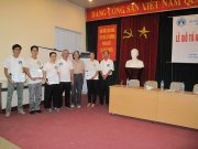 Bác Nguyễn Thế Trường, VS Nguyễn Ngọc Nội, trưởng tràng Trần Thanh Ngọc và các HLV cấp 2 được phong trong ngày Lễ Giỗ Tổ 06.07.2012